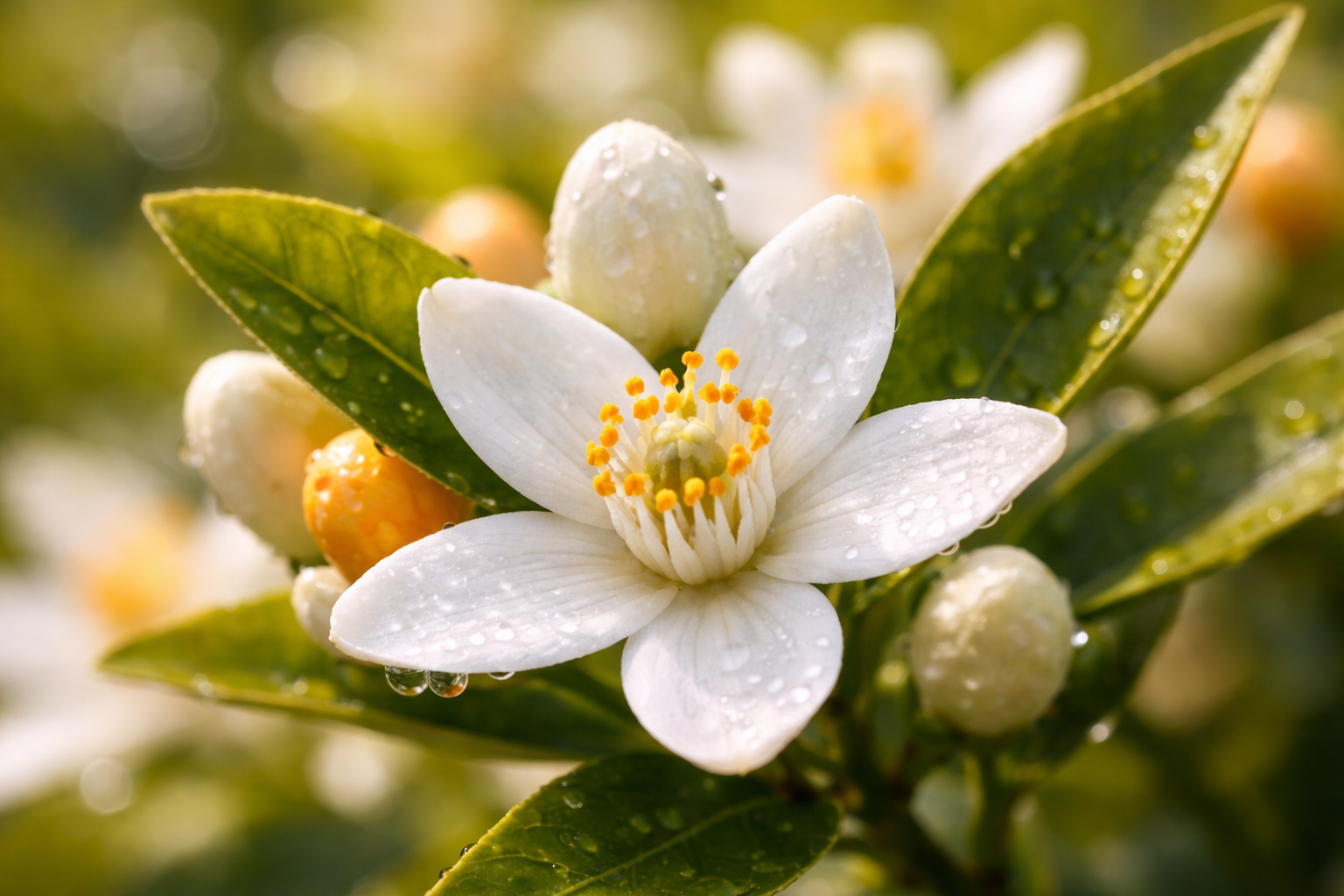 Makro ingredience – Pomerančový květ